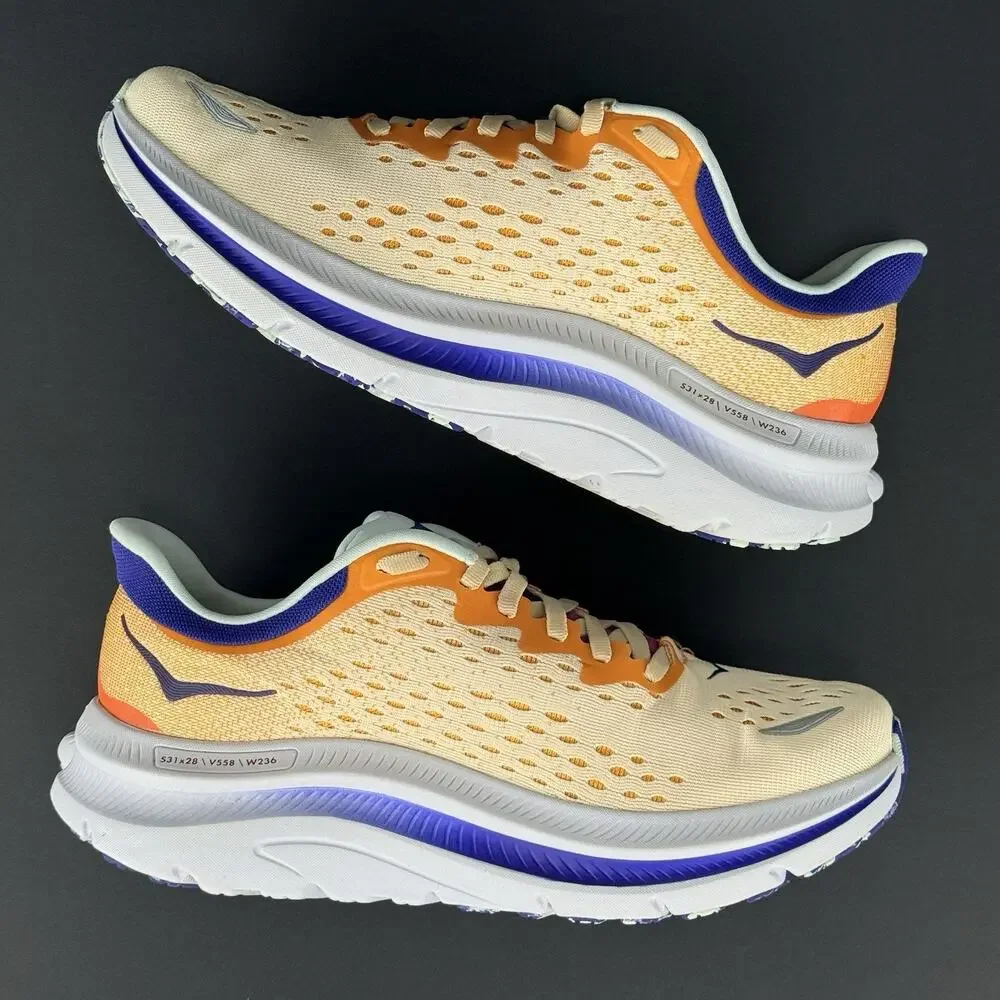 Hoka One One Kawana Women’s 8B Running Shoes Shortbread/Bluing